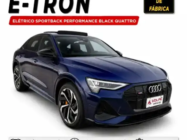 AUDI E-TRON ELÉTRICO SPORTBACK PERFORMANCE BLACK QUATTRO em Campinas, SP