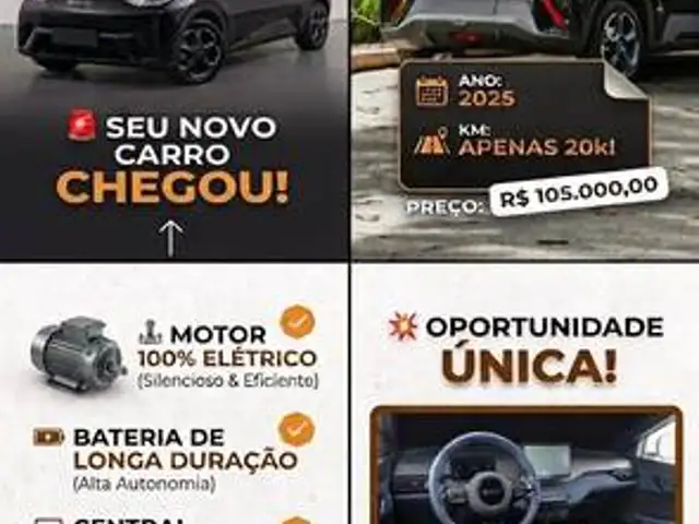 BYD DOLPHIN MINI 38 KW ELÉTRICO 5L em Niterói, RJ