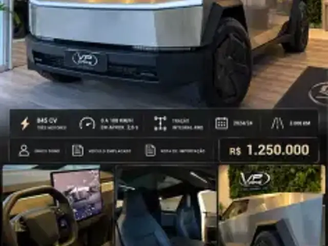 TESLA CYBERTRUCK 122,4 KW ELÉTRICO AWD em São Paulo, SP