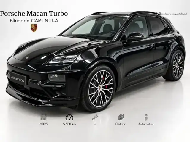 PORSCHE MACAN TURBO ELÉTRICO em São Paulo, SP